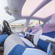 Illustration for article titled The Rinspeed XchangE Is A Crazy Driverless Tesla You Can Live In